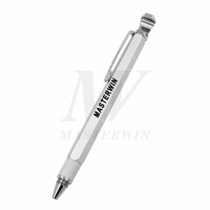 Długopis wielofunkcyjny 6 w 1 z rysikiem / linijką / uchwytem na telefon komórkowy / otwieraczem / śrubokrętem