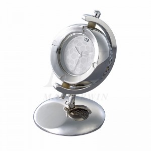 Metalowy biurkowy kwarcowy zegar_B86159